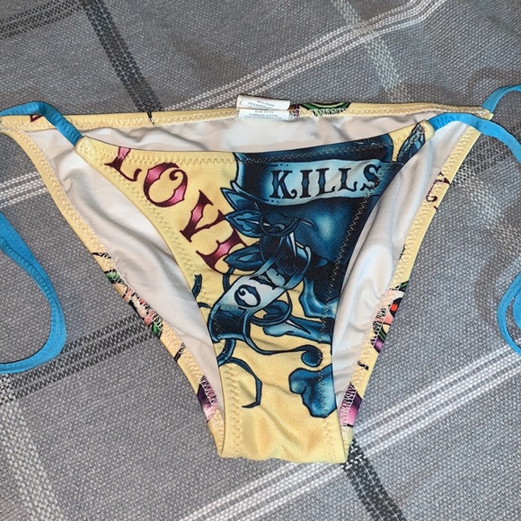 SOLD Ed Hardy Bikini Bottoms - Picture 2 of 9